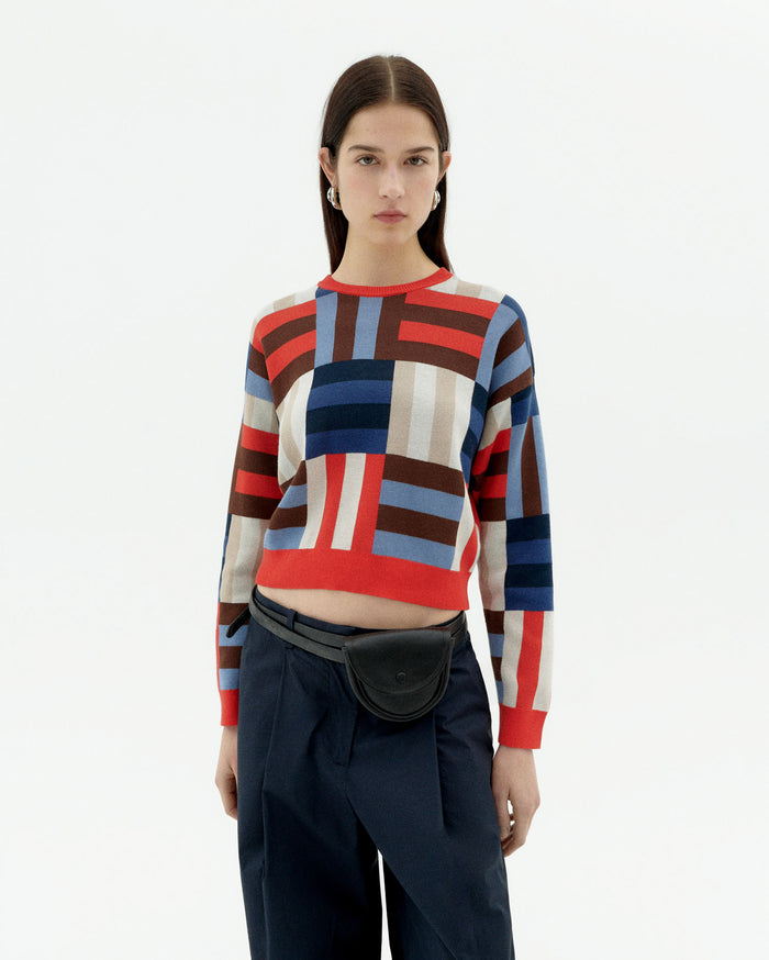 thinking mu Jersey rojo multicolor punto Philis