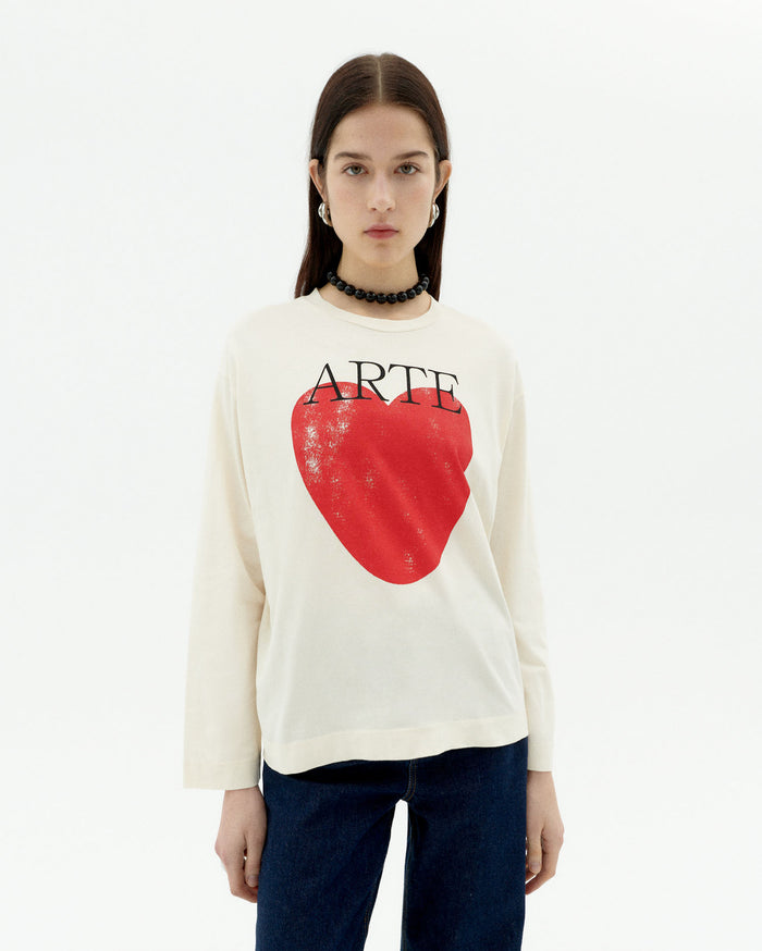thinking mu Camiseta blanca art love Emily