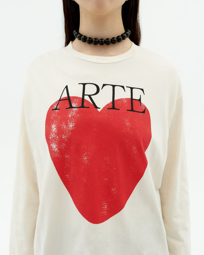 thinking mu Camiseta blanca art love Emily Ahorra y exporta