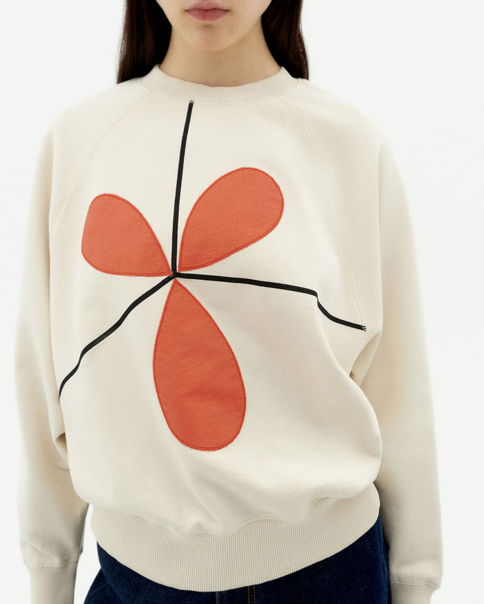 thinking mu Sudadera blanca Sabine Bonnie En oferta