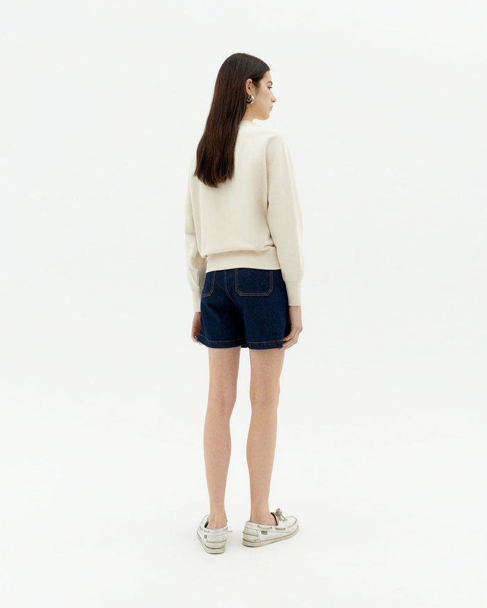 thinking mu Sudadera blanca Sabine Bonnie En oferta