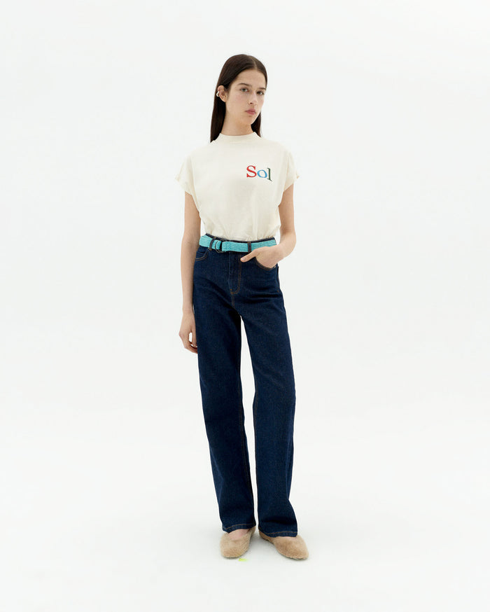 thinking mu Camiseta blanca sol type Volta Descuentos del mes