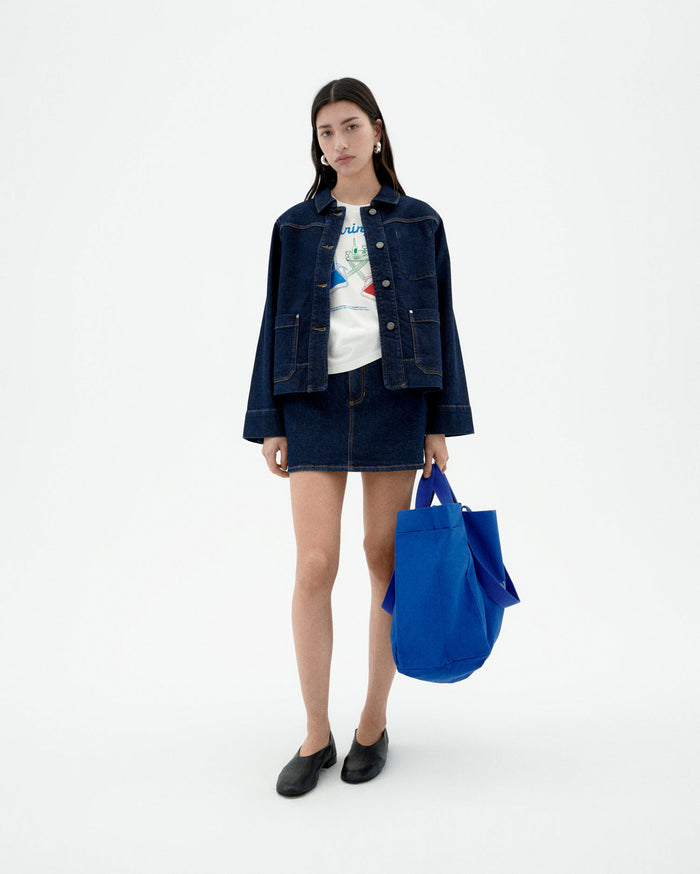 thinking mu Chaqueta denim medium wash Debbie Rebajas de fin de temporada