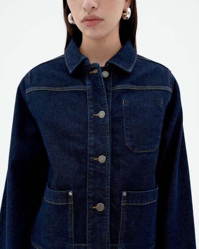 thinking mu Chaqueta denim medium wash Debbie Rebajas de fin de temporada