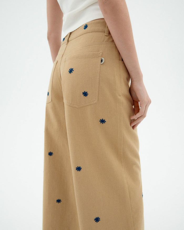 thinking mu Pantalón beige sol chain Hedda Precio ultrabajo