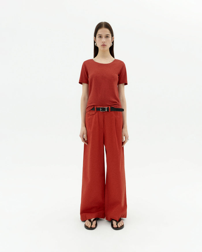 thinking mu Pantalón rojo hemp Pat 2025