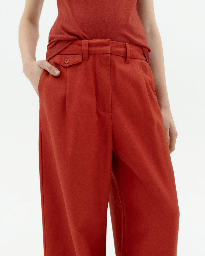 thinking mu Pantalón rojo hemp Pat 2025