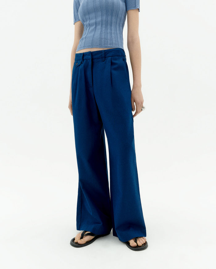 thinking mu Pantalón azul hemp Pat