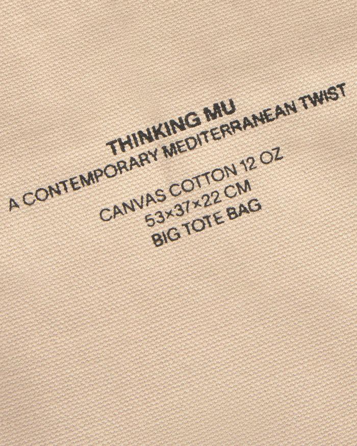 thinking mu Big tote bag cruda Mon Ventas relámpago