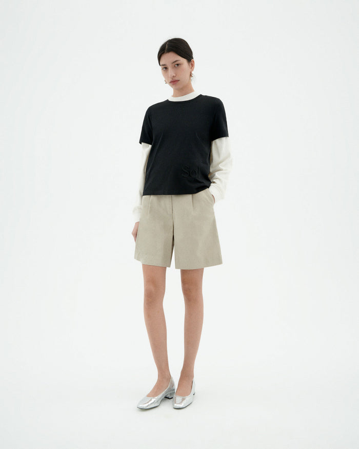 thinking mu Camiseta negra sol type Ida Tienda
