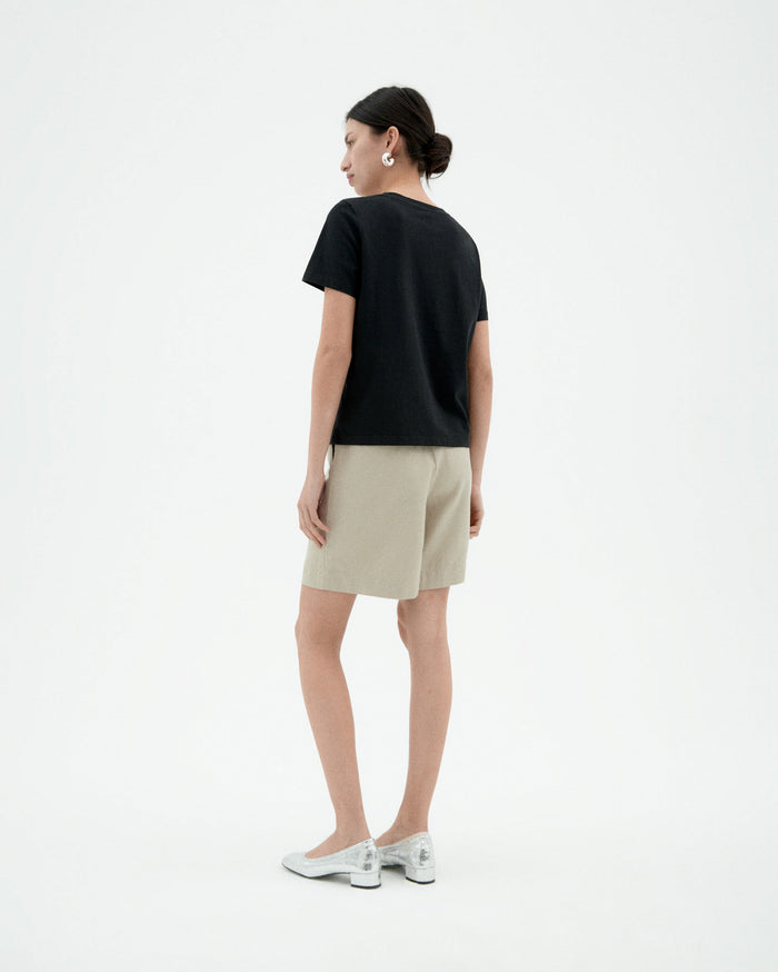 thinking mu Camiseta negra sol type Ida Tienda