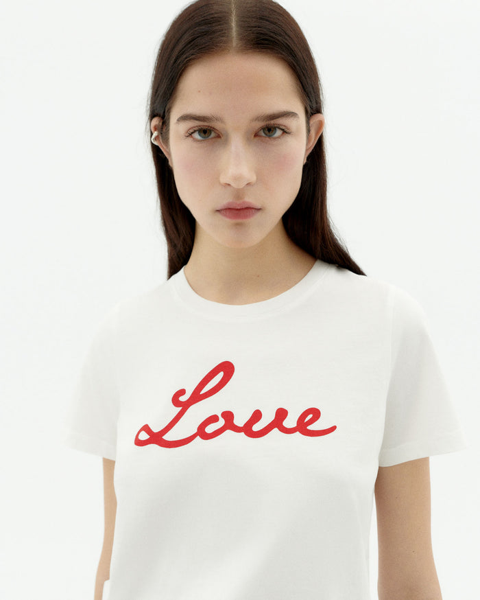 thinking mu Camiseta blanca love Ida Tienda