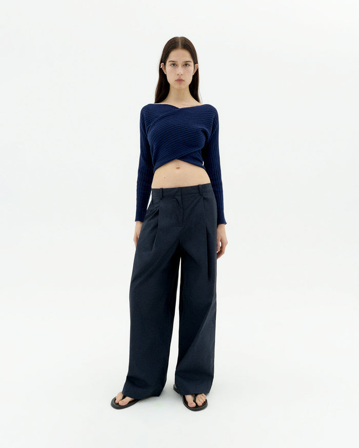 thinking mu Jersey navy punto Adele Oferta especial de fábrica