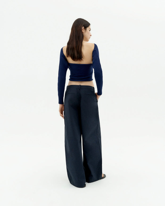 thinking mu Jersey navy punto Adele Oferta especial de fábrica