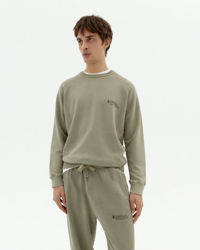 thinking mu Sudadera Nut tinte natural unisex
