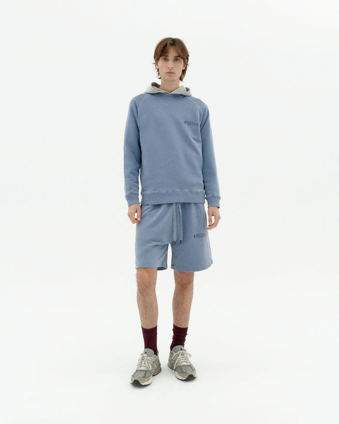 thinking mu Sudadera indigo tinte natural unisex