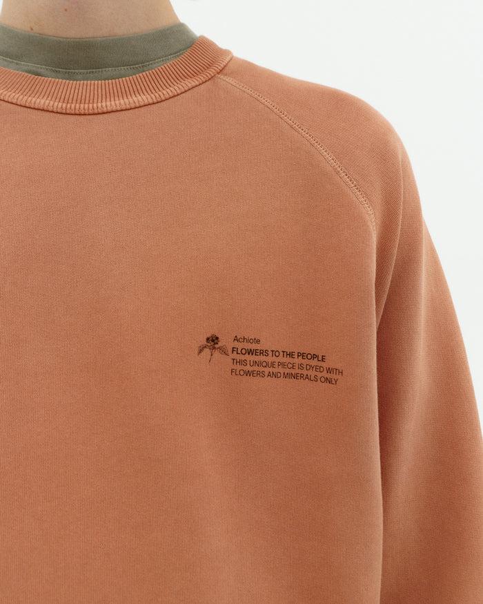 thinking mu Sudadera Achiote tinte natural unisex Superdescuento
