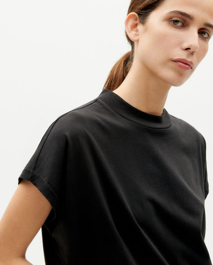thinking mu Camiseta negra básica Volta Envío internacional gratuito