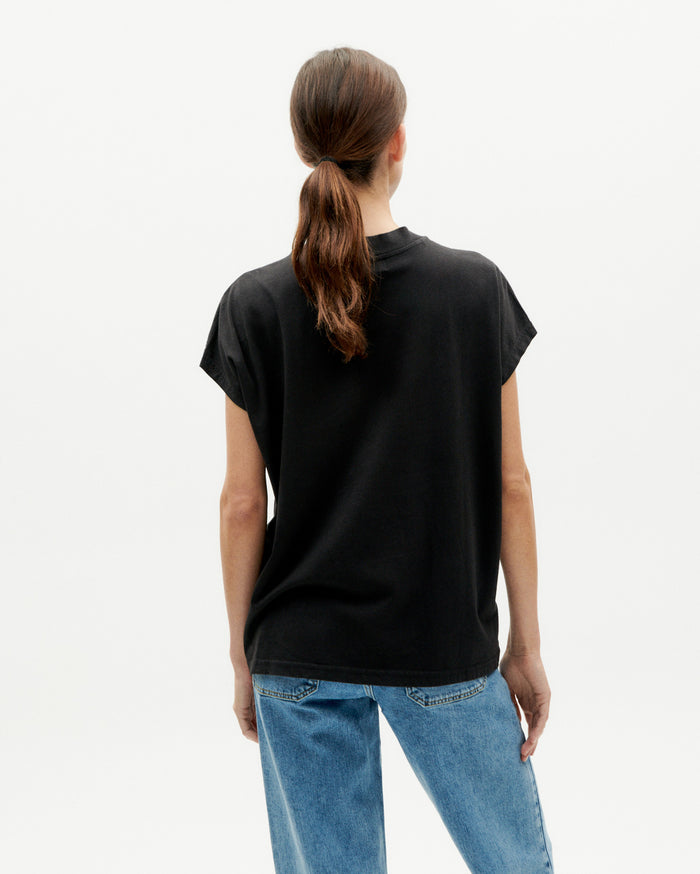 thinking mu Camiseta negra básica Volta Envío internacional gratuito
