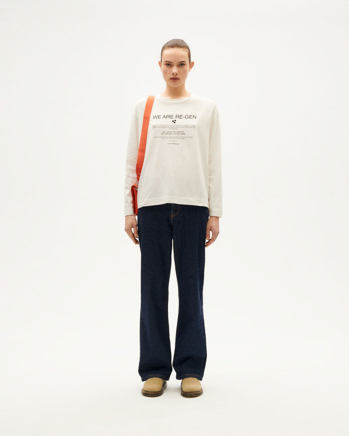 thinking mu Pantalón dark clean denim Theresa Precios de Black Friday