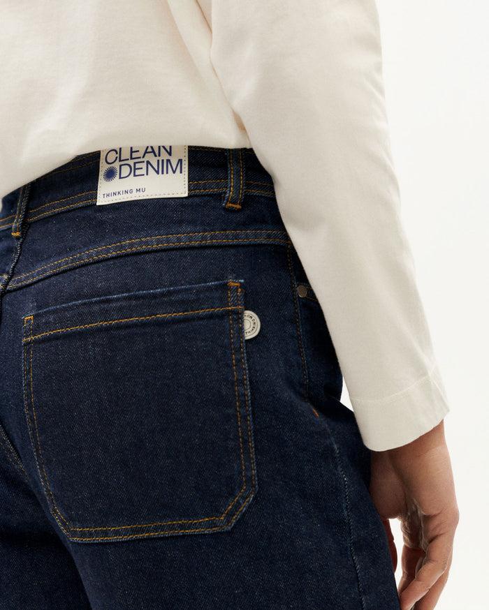 thinking mu Pantalón dark clean denim Theresa Precios de Black Friday