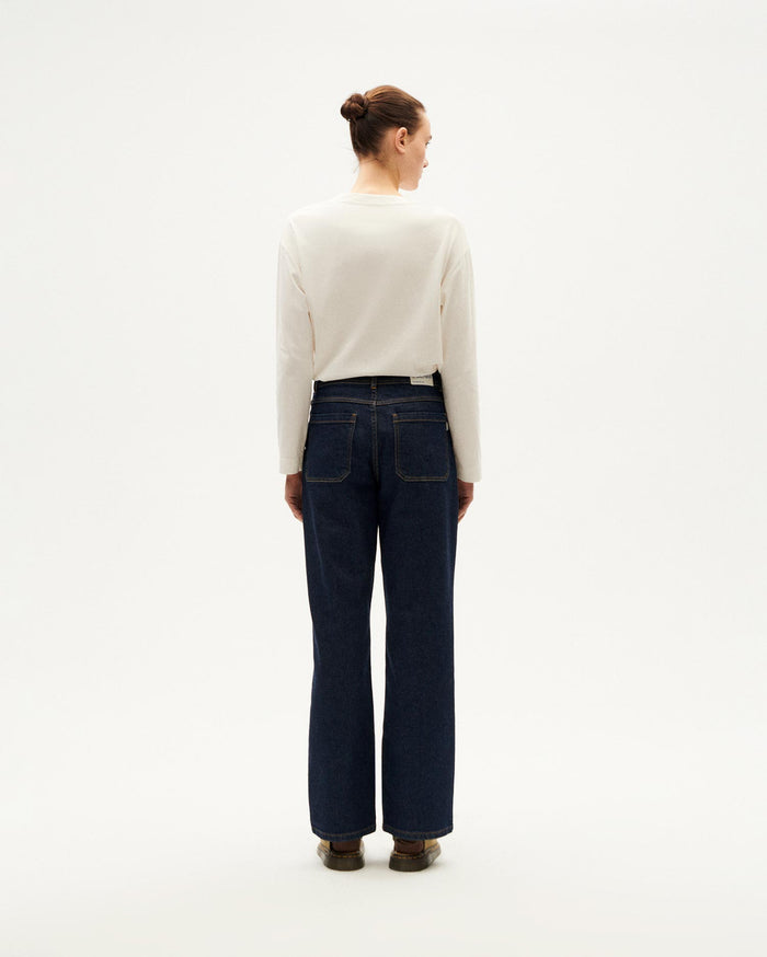 thinking mu Pantalón dark clean denim Theresa Precios de Black Friday
