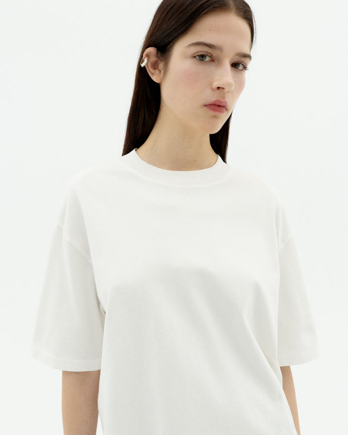 thinking mu Camiseta blanca Lena Última moda