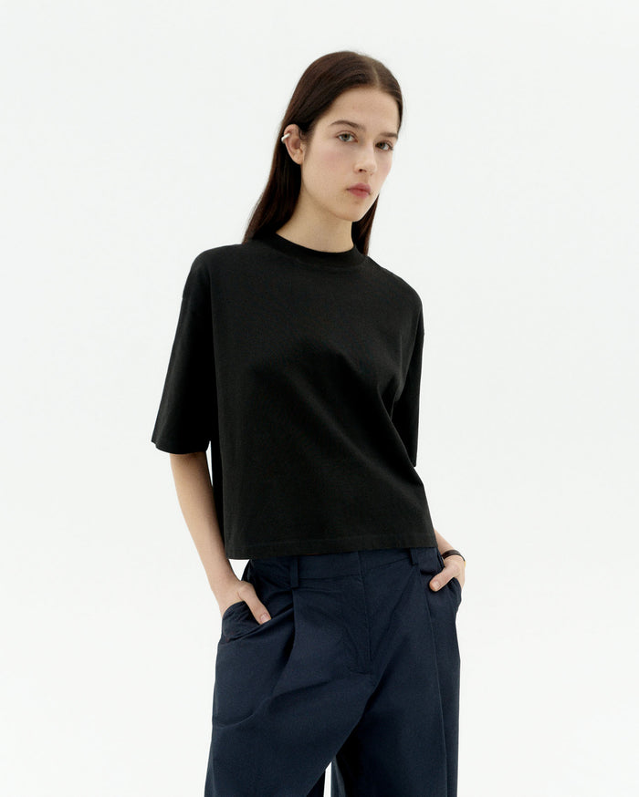 thinking mu Camiseta negra Lena