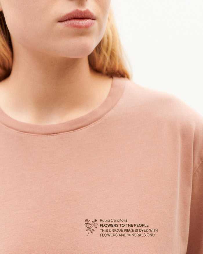 thinking mu Camiseta Tierra tinte natural unisex Rebajas de fin de temporada