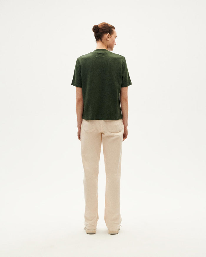 thinking mu Camiseta gruesa verde hemp Aidin Rebajas de fábrica