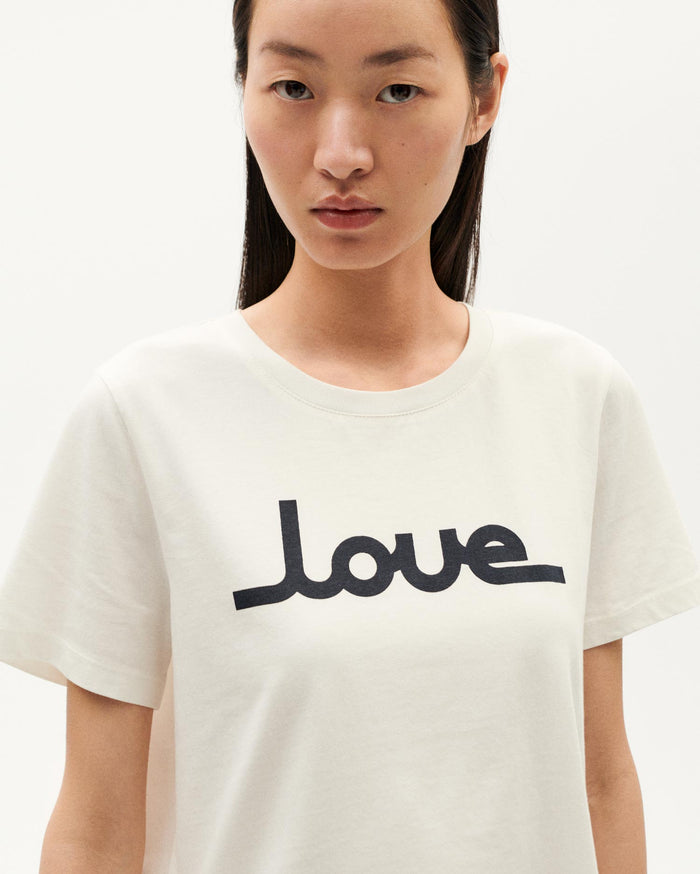 thinking mu Camiseta blanca love Ida Ventas relámpago