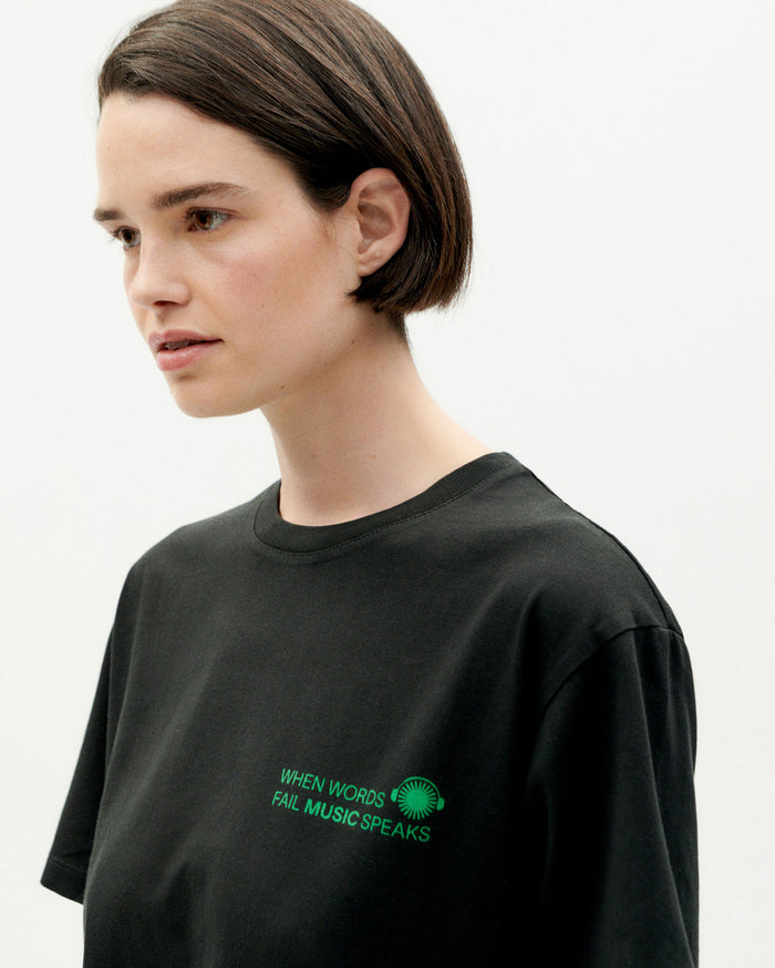 thinking mu Camiseta negra unisex Thinking Music Festival Rebajas online