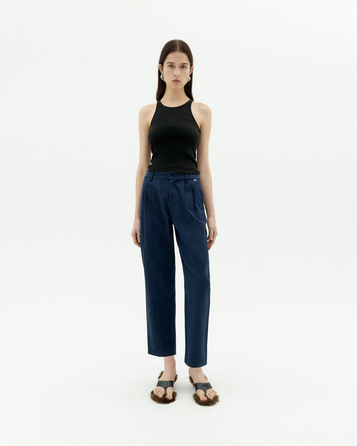 thinking mu Pantalón navy hemp Rina Solo hoy