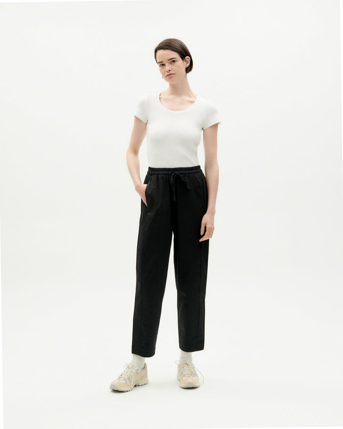 thinking mu Pantalón negro Esther Tienda de fábrica