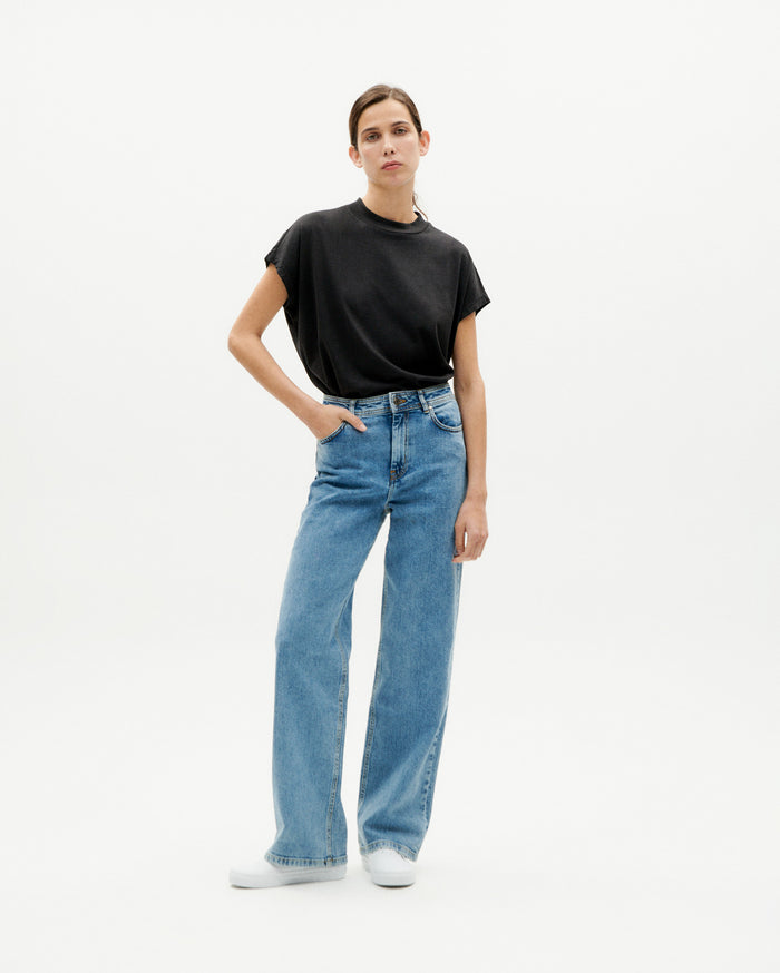 thinking mu Pantalón light clean denim Theresa Ahorra y exporta
