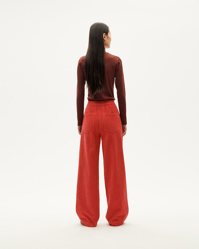 thinking mu Pantalón rojo pana Manolita Última moda