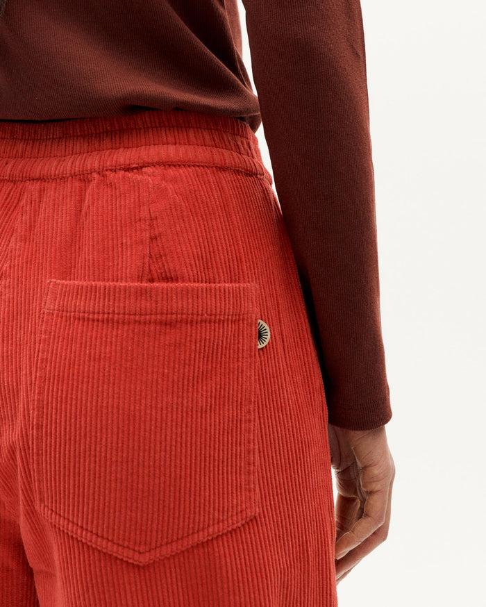 thinking mu Pantalón rojo pana Manolita Última moda