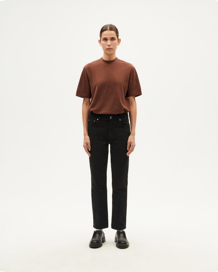 thinking mu Pantalón negro Nele Ofertas de temporada