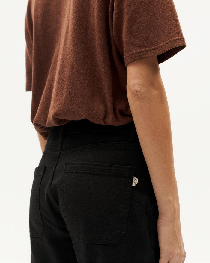 thinking mu Pantalón negro Nele Ofertas de temporada