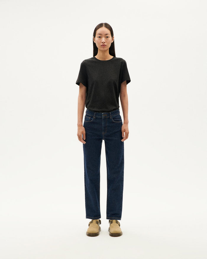 thinking mu Pantalón dark clean denim Nele Ofertas especiales