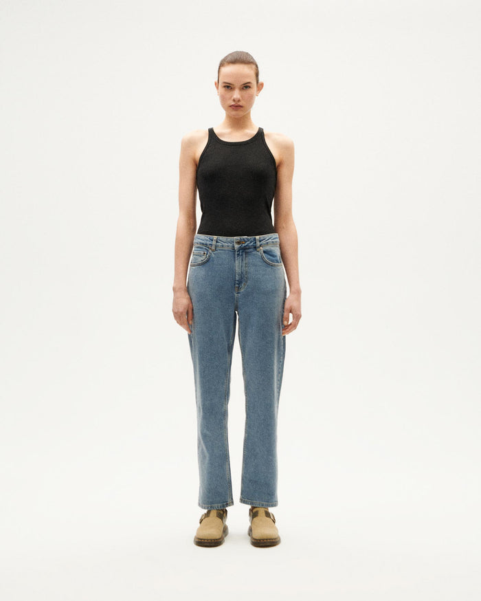thinking mu Pantalón light clean denim Nele Grandes ahorros