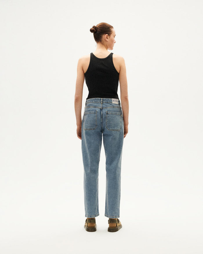 thinking mu Pantalón light clean denim Nele Grandes ahorros