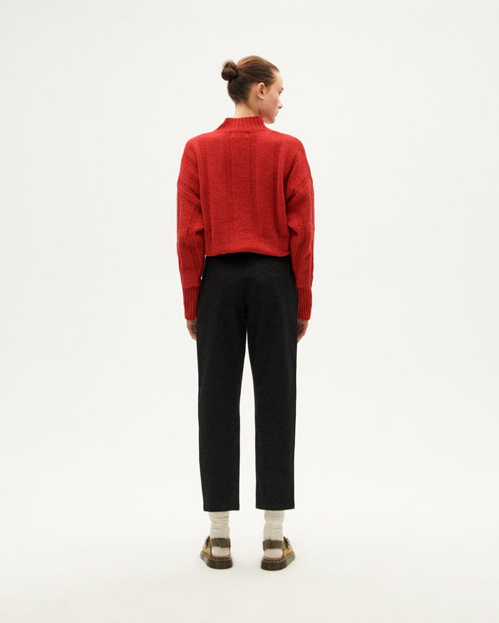 thinking mu Pantalón negro Rina Rebajas de fin de temporada