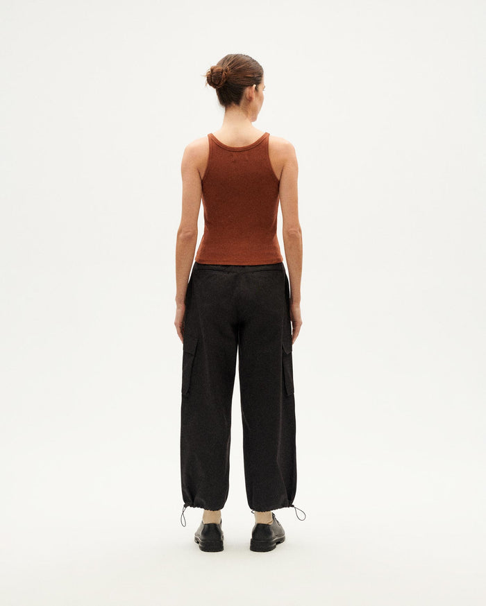 thinking mu Top marrón Harriet En oferta