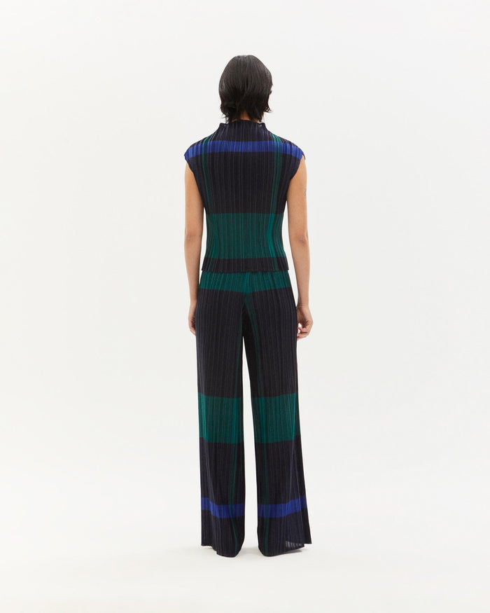 thinking mu Top multicolor plisado Maddox Descuento