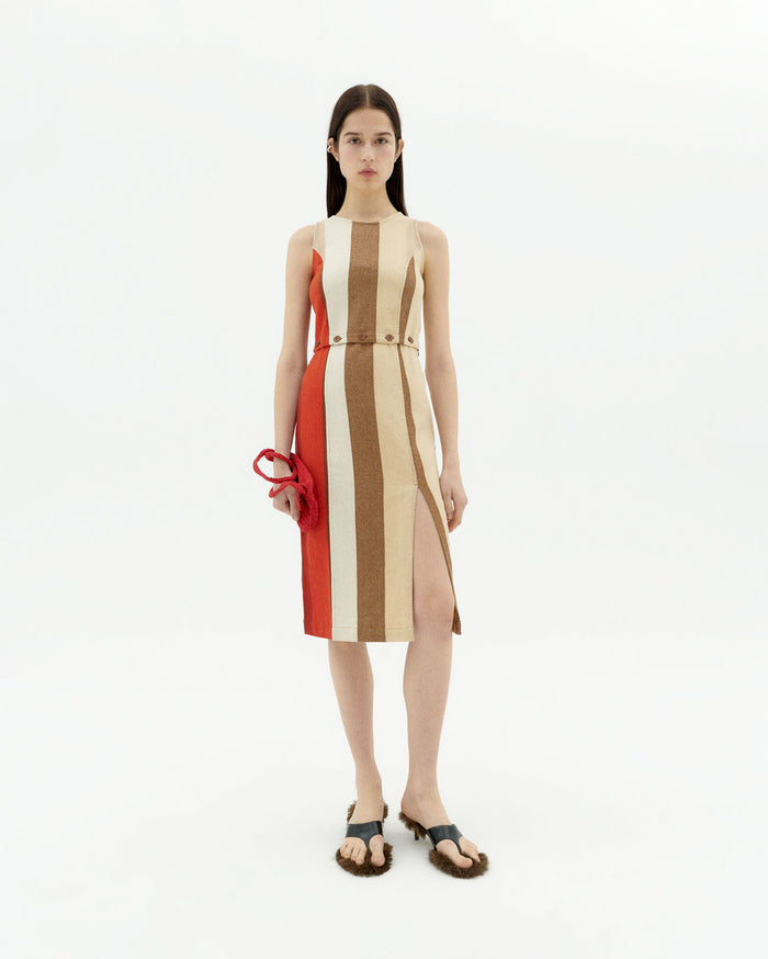 thinking mu Vestido sandfire multicolor Wila