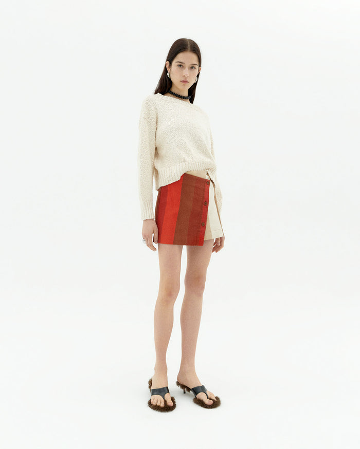 thinking mu Falda cruzada sandfire multicolor Iggy Rebajas top