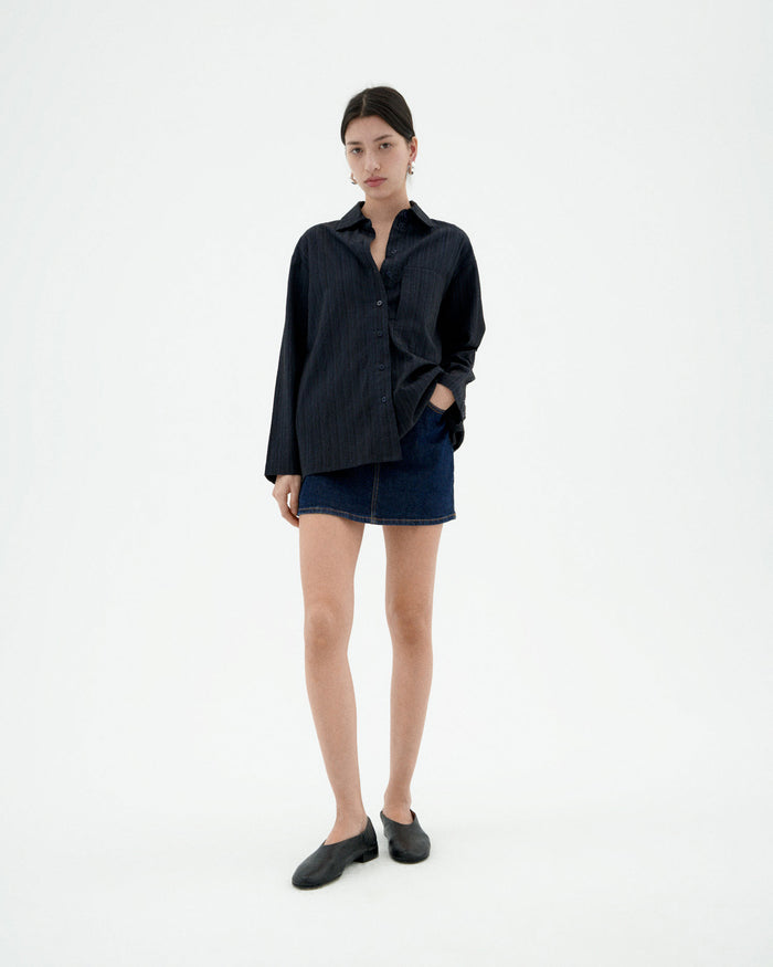 thinking mu Blusa navy popcorn Marcelle Envío gratis