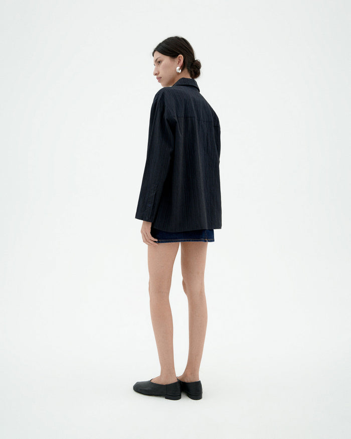 thinking mu Blusa navy popcorn Marcelle Envío gratis