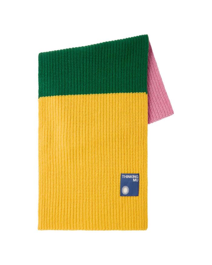 thinking mu Bufanda multicolor lana Art Ghede Oferta exclusiva